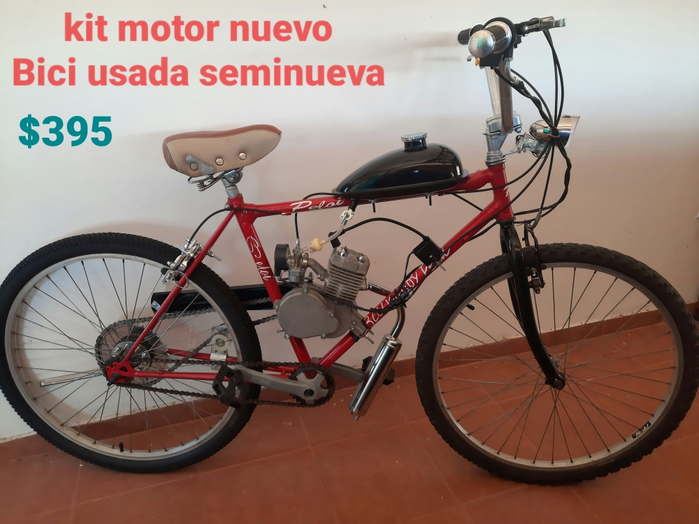 $395 kit motor 48cc NUEVO Bicicleta caballo 26 semi nueva