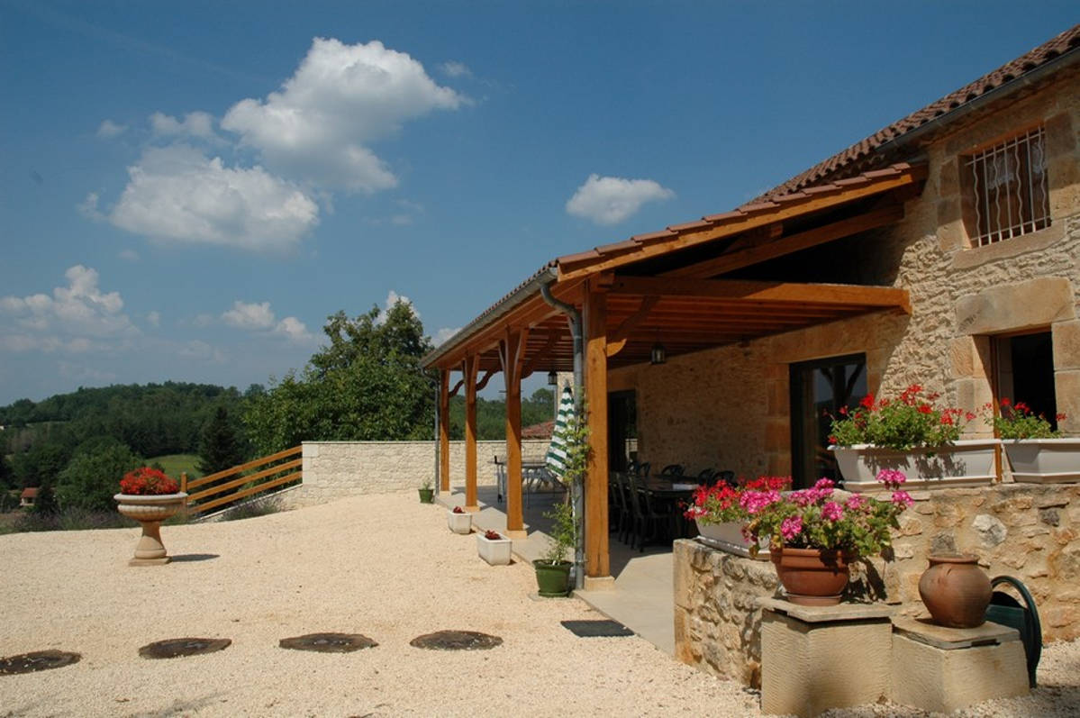 Gîte de l'ébéniste, terrasse