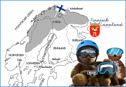 Kasimir, Cäsar, Fredi und Kerl in Finnisch - Lappland