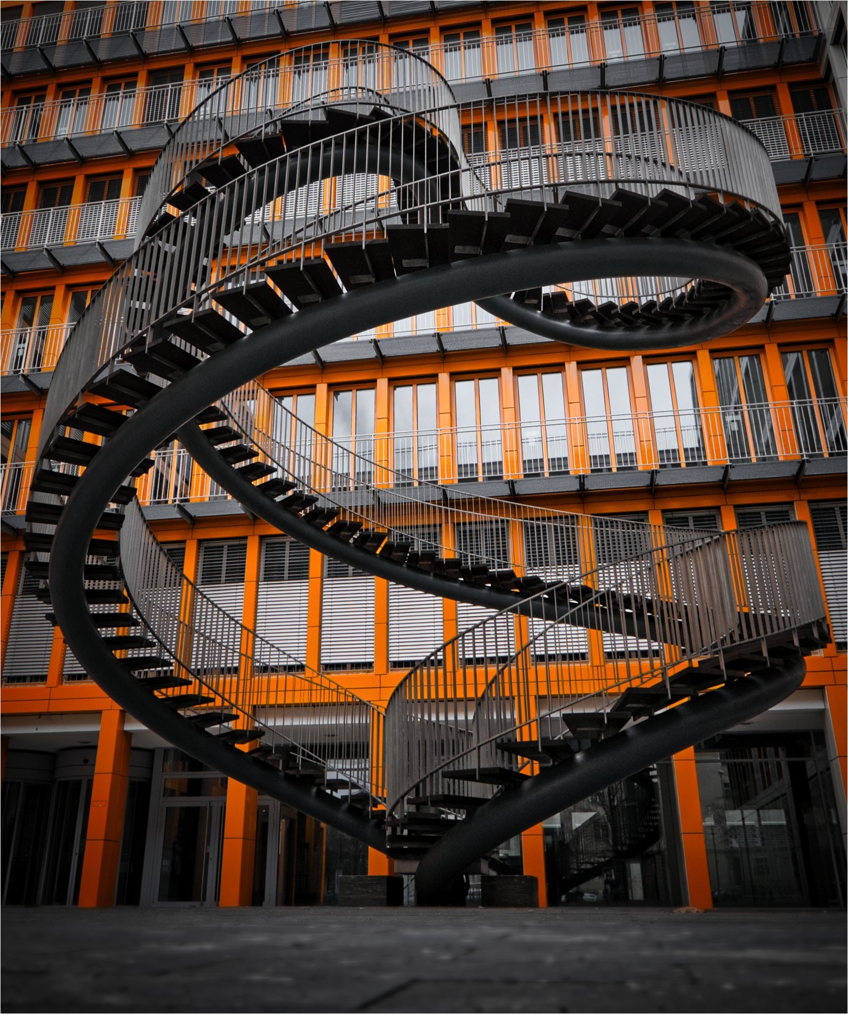 3. Platz Benjamin Riedl: "Endlose Treppe München"