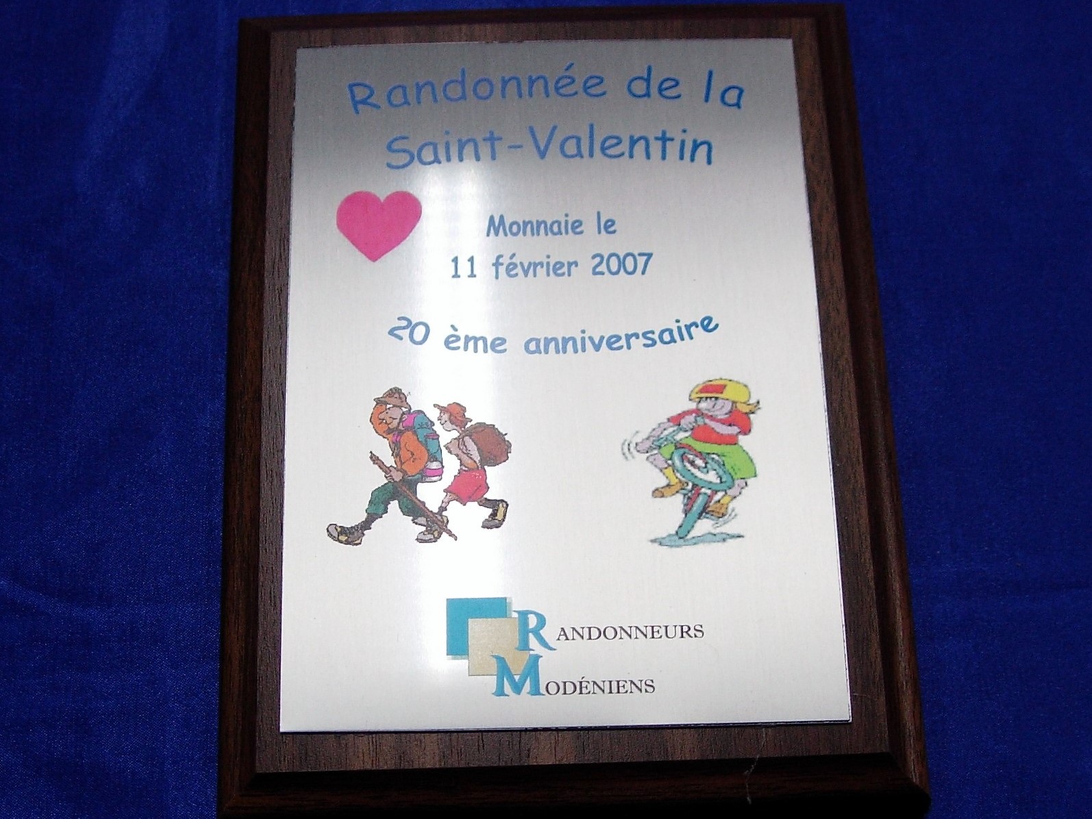 trophé spécial 20 ans du club