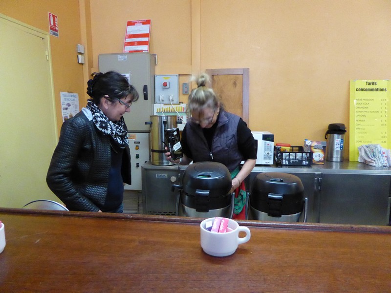 préparation du café