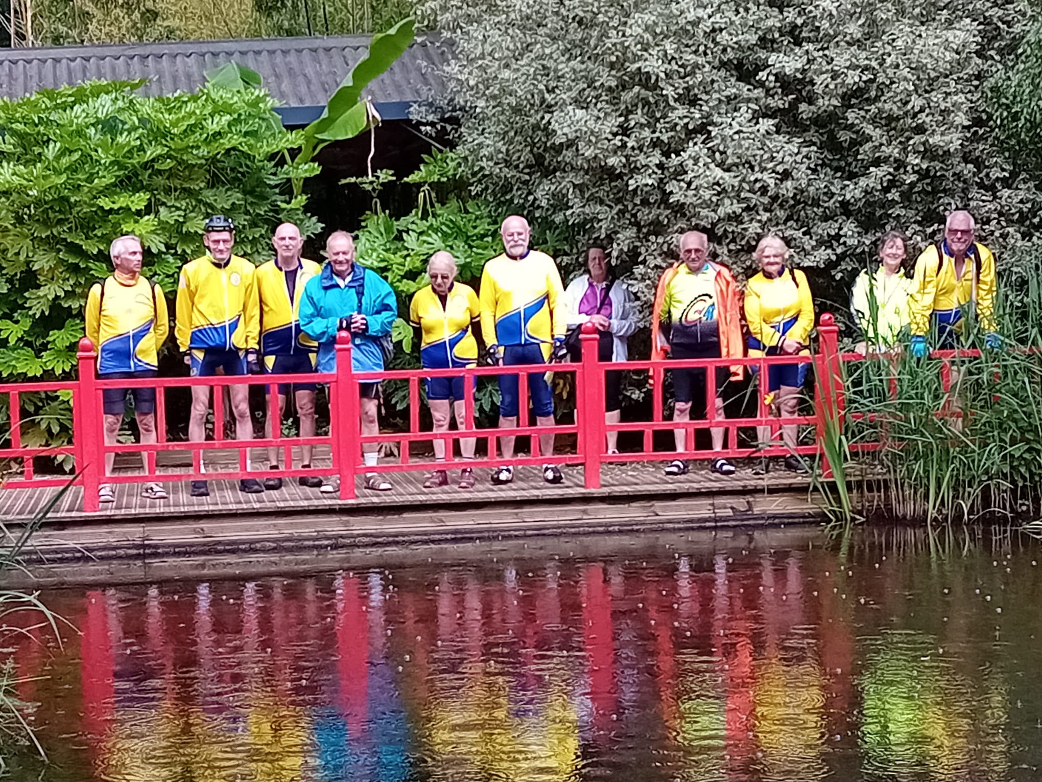 Visite du parc floral de la court d'Aron