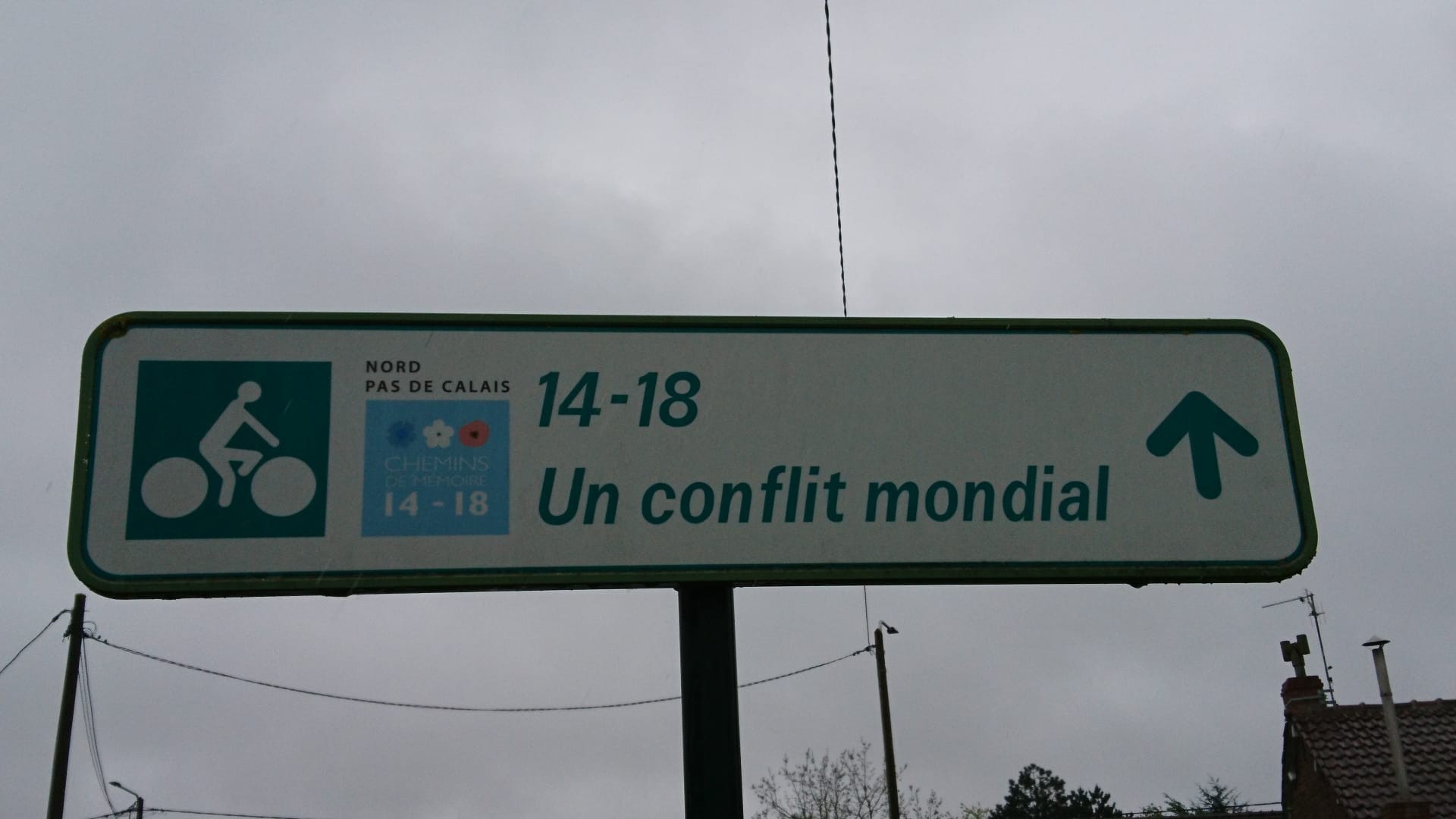 Vélo route 14/18 en Flandre. 