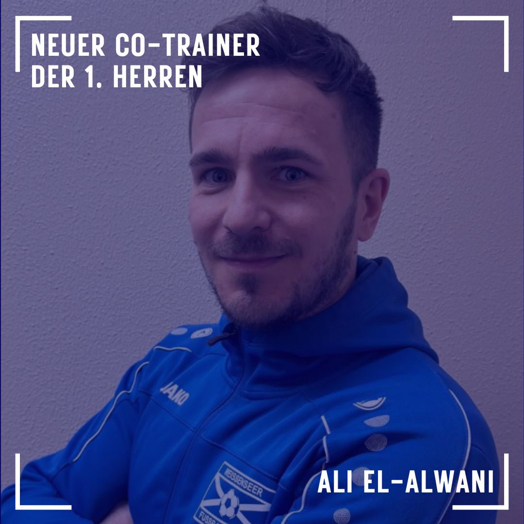 Neuer Co-Trainer: Ali El-Alwani startet beim Pokalspiel