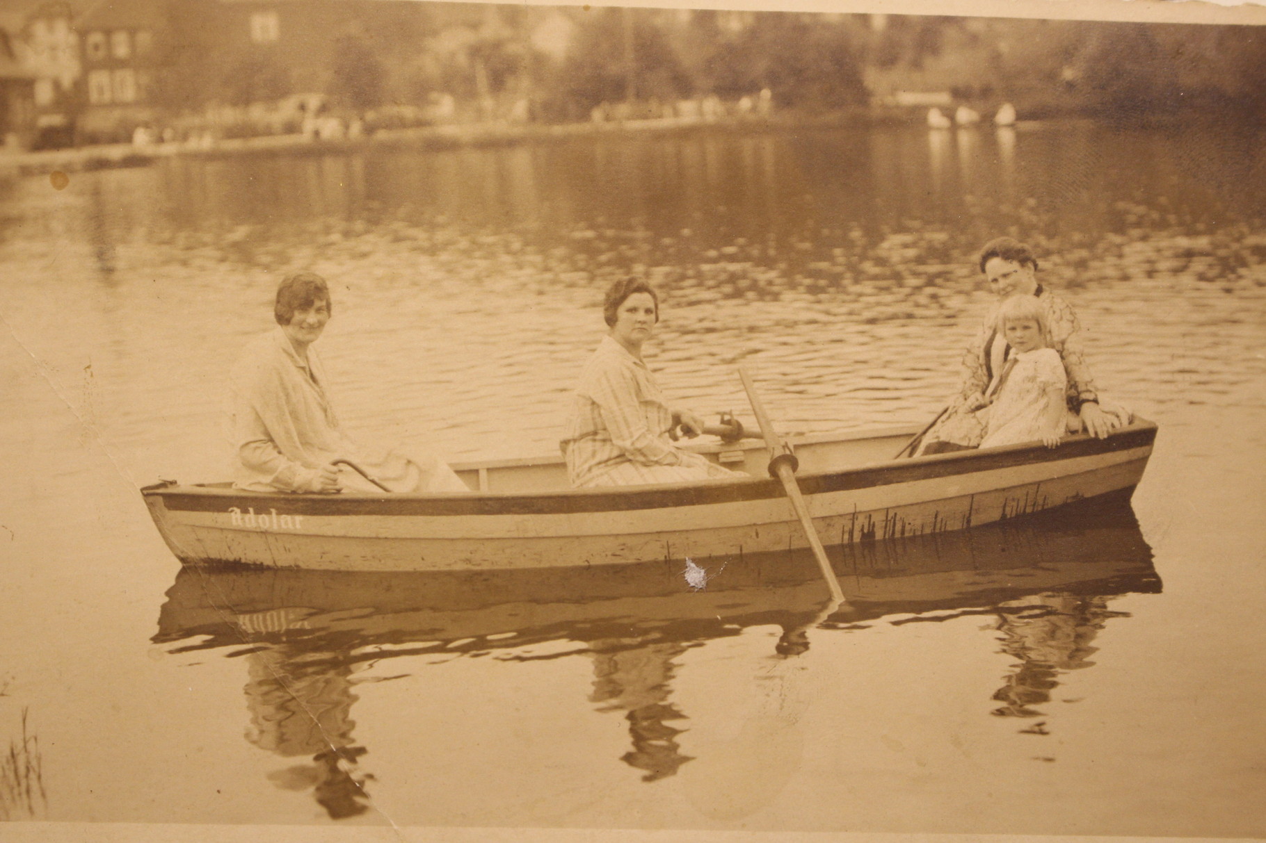Der Gondelteich im Kurpark, 1930