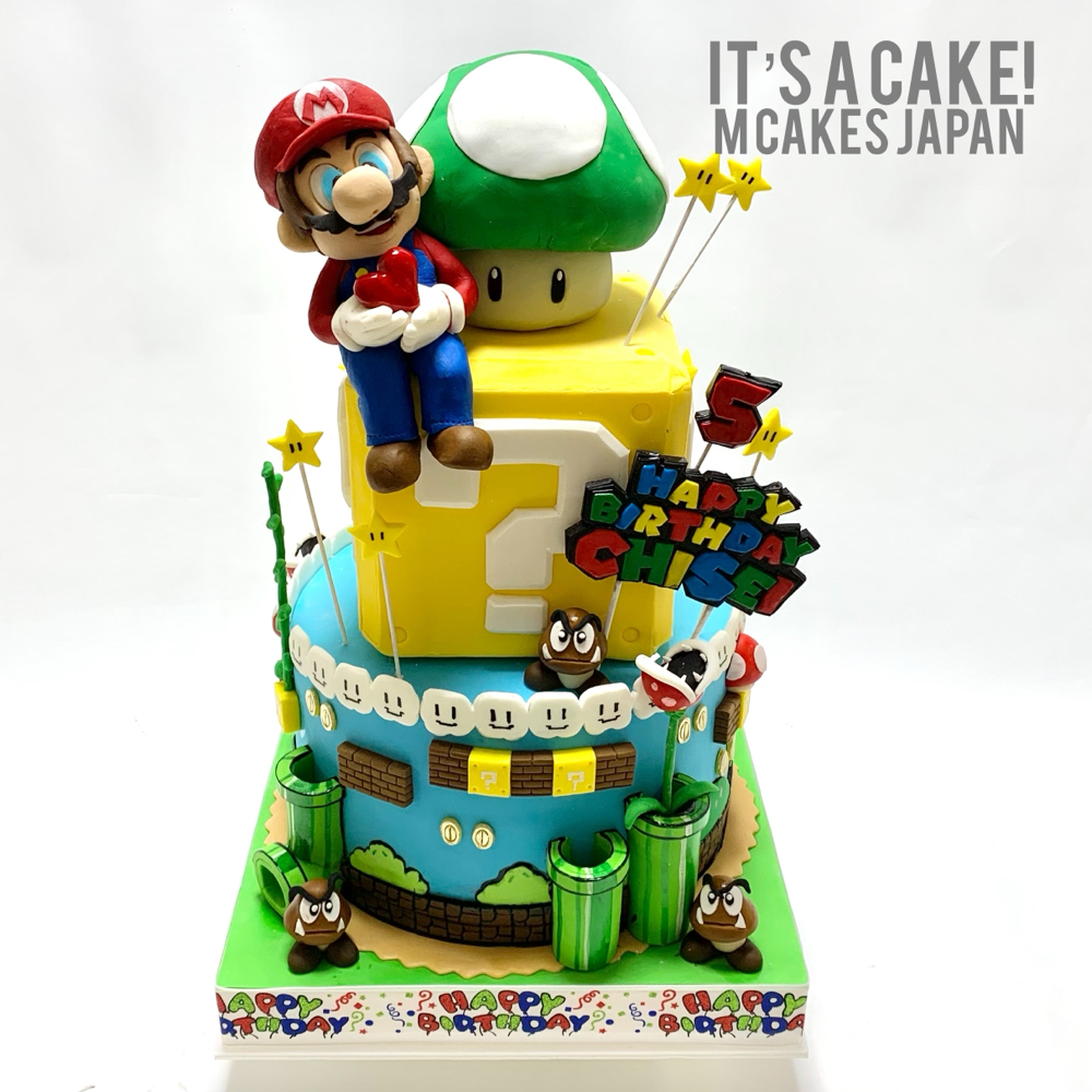 スーパーマリオイメージな誕生日ケーキ M Cakes エムケーキ