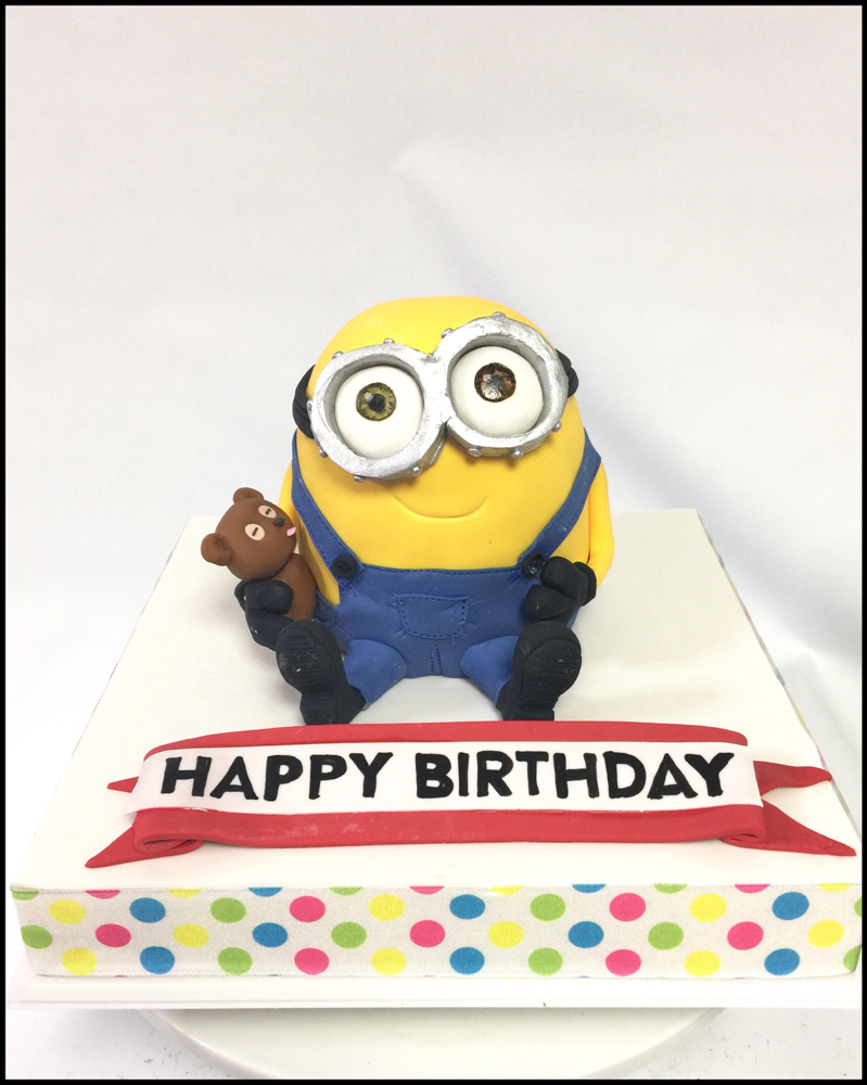 ボブ💕 #minions #minion #minionbob #ミニオンボブ #ケーキ #3dケーキ #gateau #pateasucre #fondantcake #handmade #paste #誕生日ケーキ
