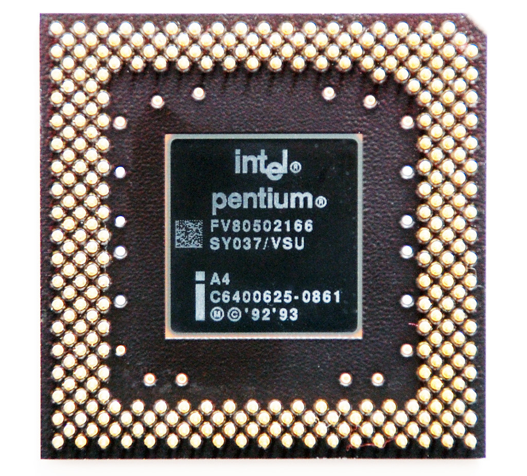 Intel Pentium CPU MUSEUM MUSEUM OF MICROPROCESSORS & DIE PHOTOGRAPHY
