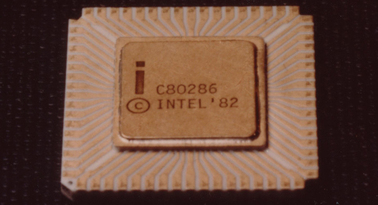 The 80286 cpu museum museum of microprocessors die photography