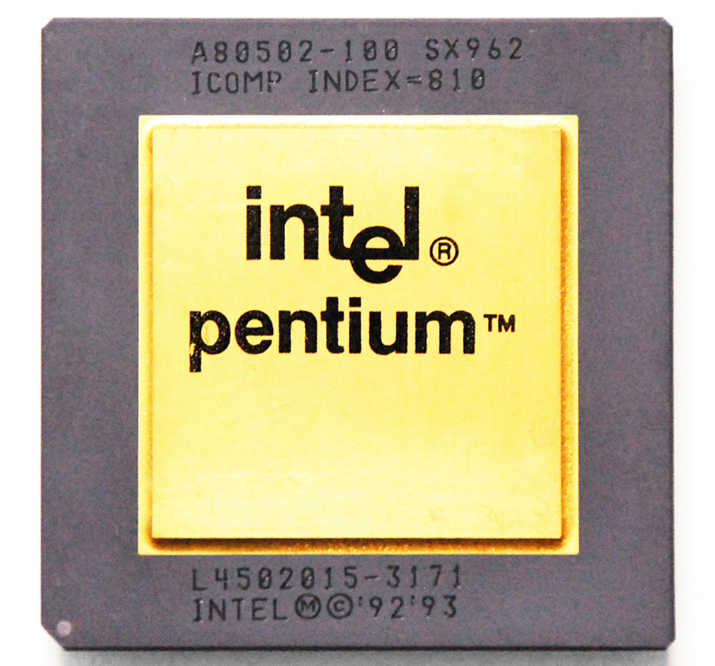 Intel Pentium CPU MUSEUM MUSEUM OF MICROPROCESSORS & DIE PHOTOGRAPHY