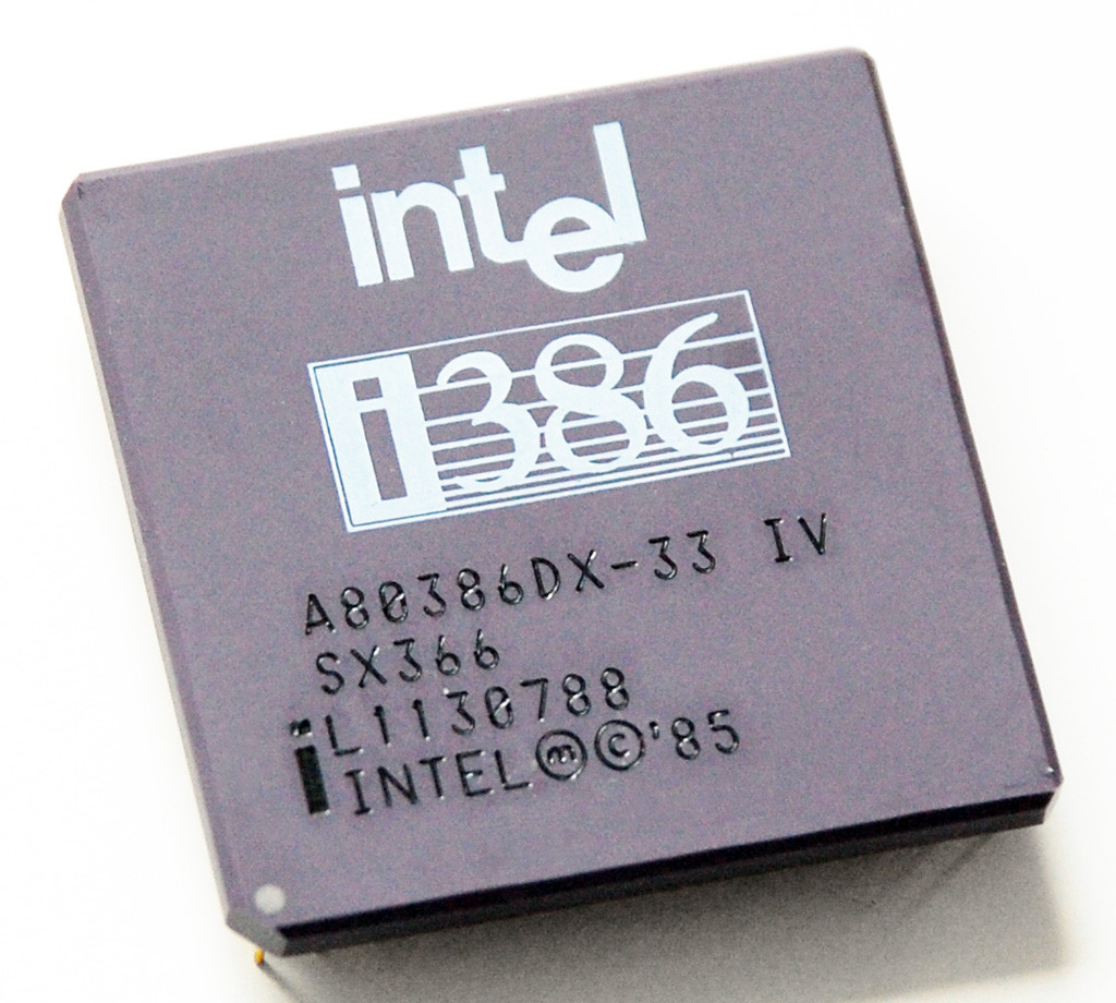 Intel 80386 & 80387 CPU MUSEUM MUSEUM OF MICROPROCESSORS & DIE PHOTOGRAPHY