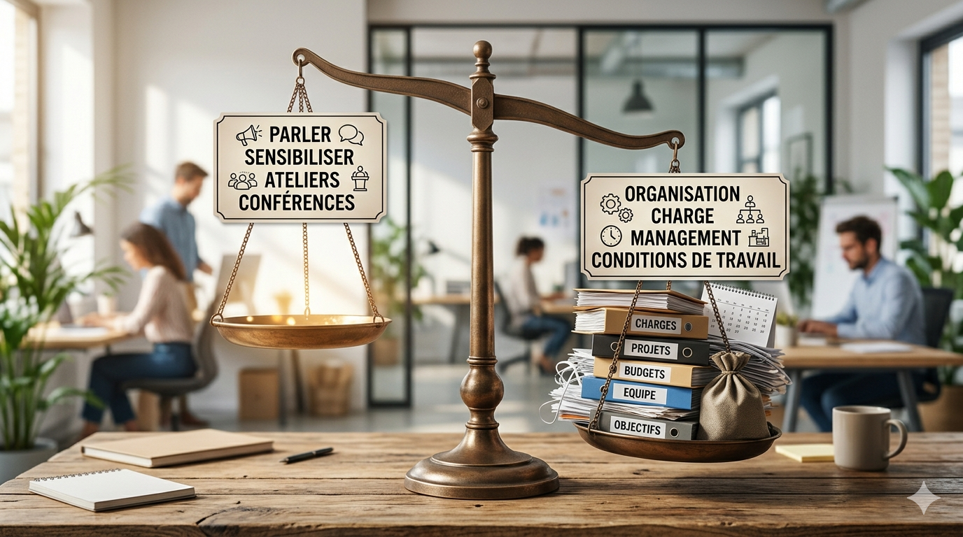 Parler de santé mentale au travail ne suffit plus.