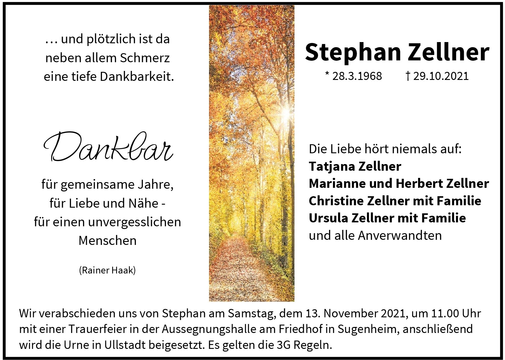 Traueranzeige