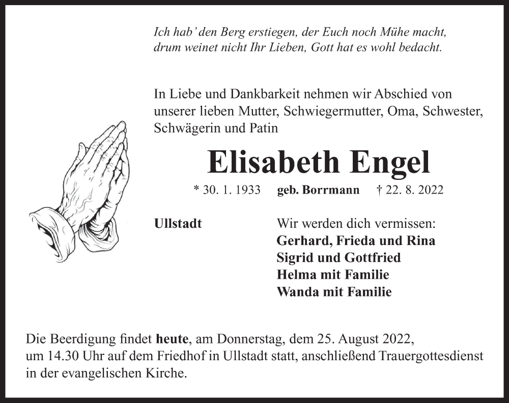 Traueranzeige