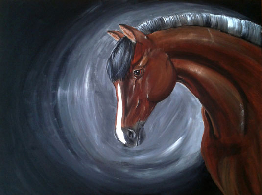 untitled - 60 x 80 cm - Leinwand - Acryl-Farben
