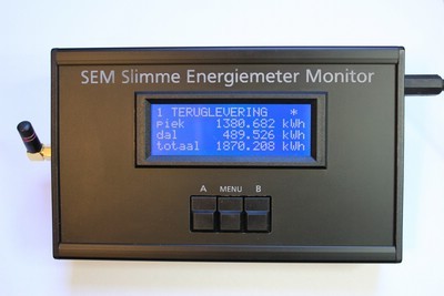 Preek sponsor dictator Houd je slimme meter in de gaten! - SEM - Slimme Energiemeter Monitor.