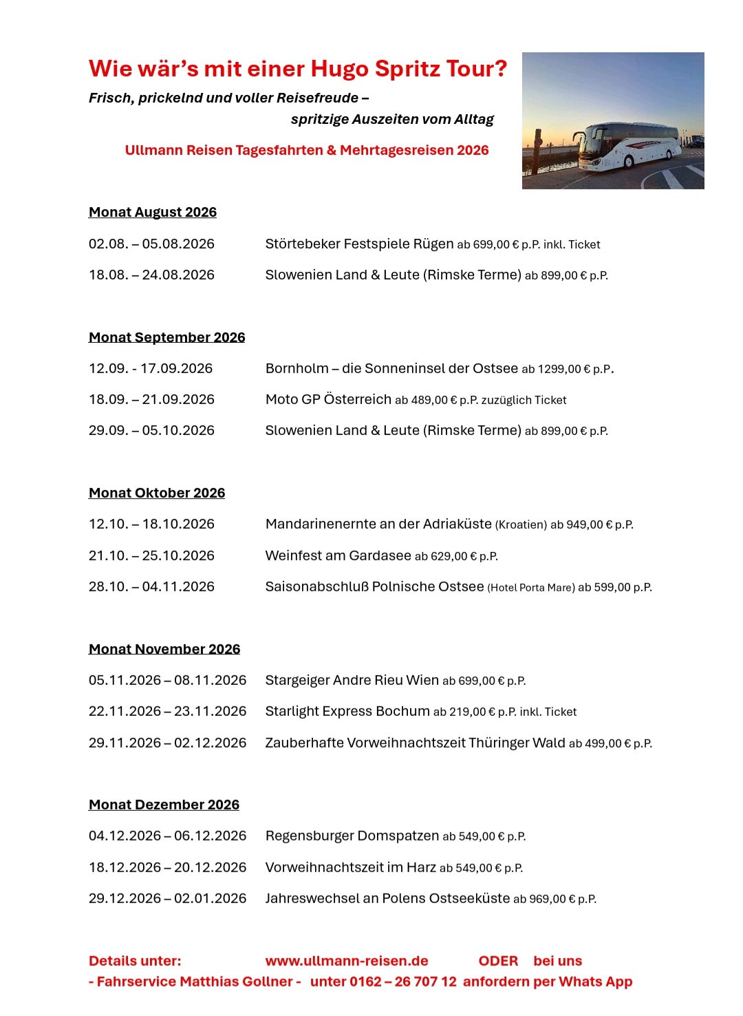 Silvesterreise geht natürlich bis 02.01.2027 😉
