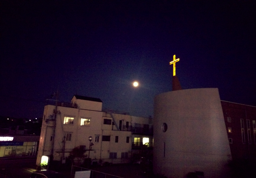 教会とお月見