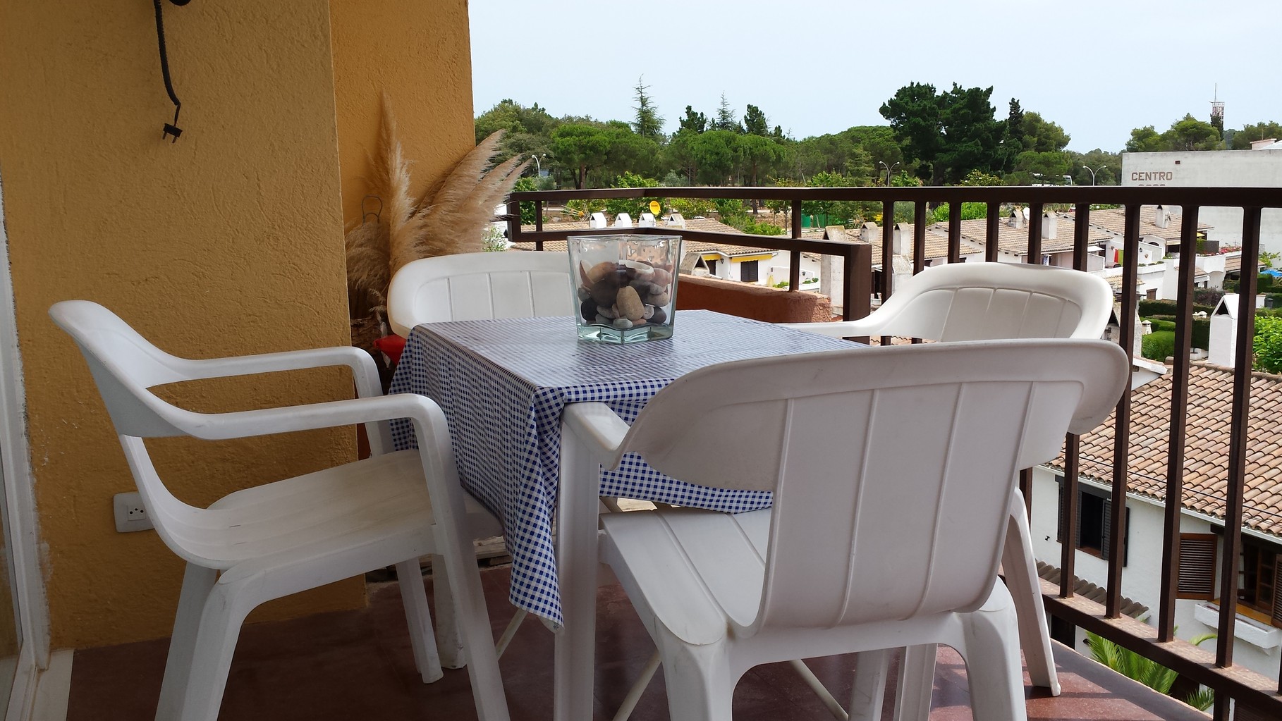 Terrace overlooking the sea