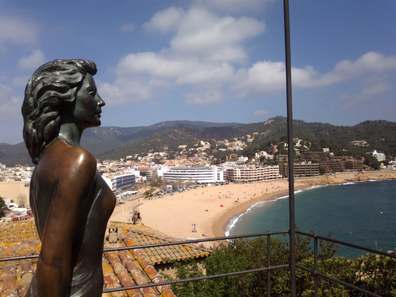 Estatua de Ava Gardner en Tossa de Mar