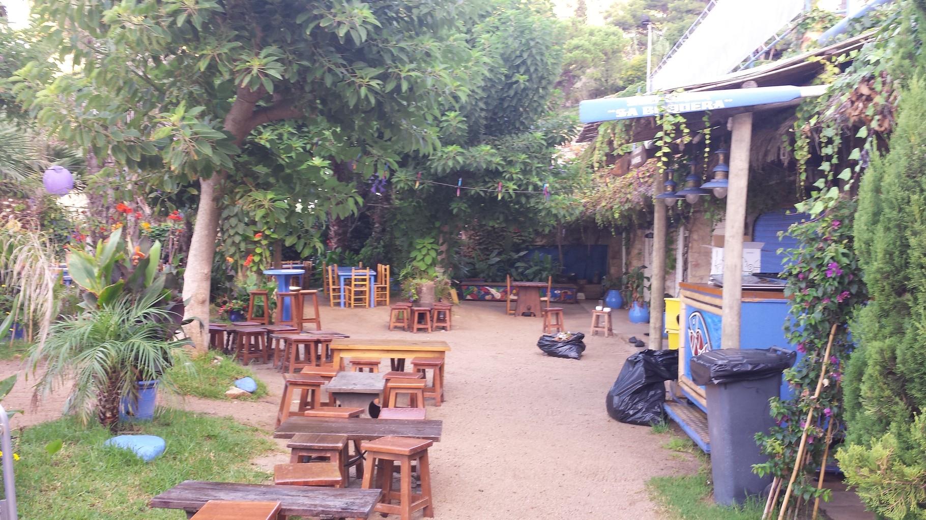 Bar sur la plage 