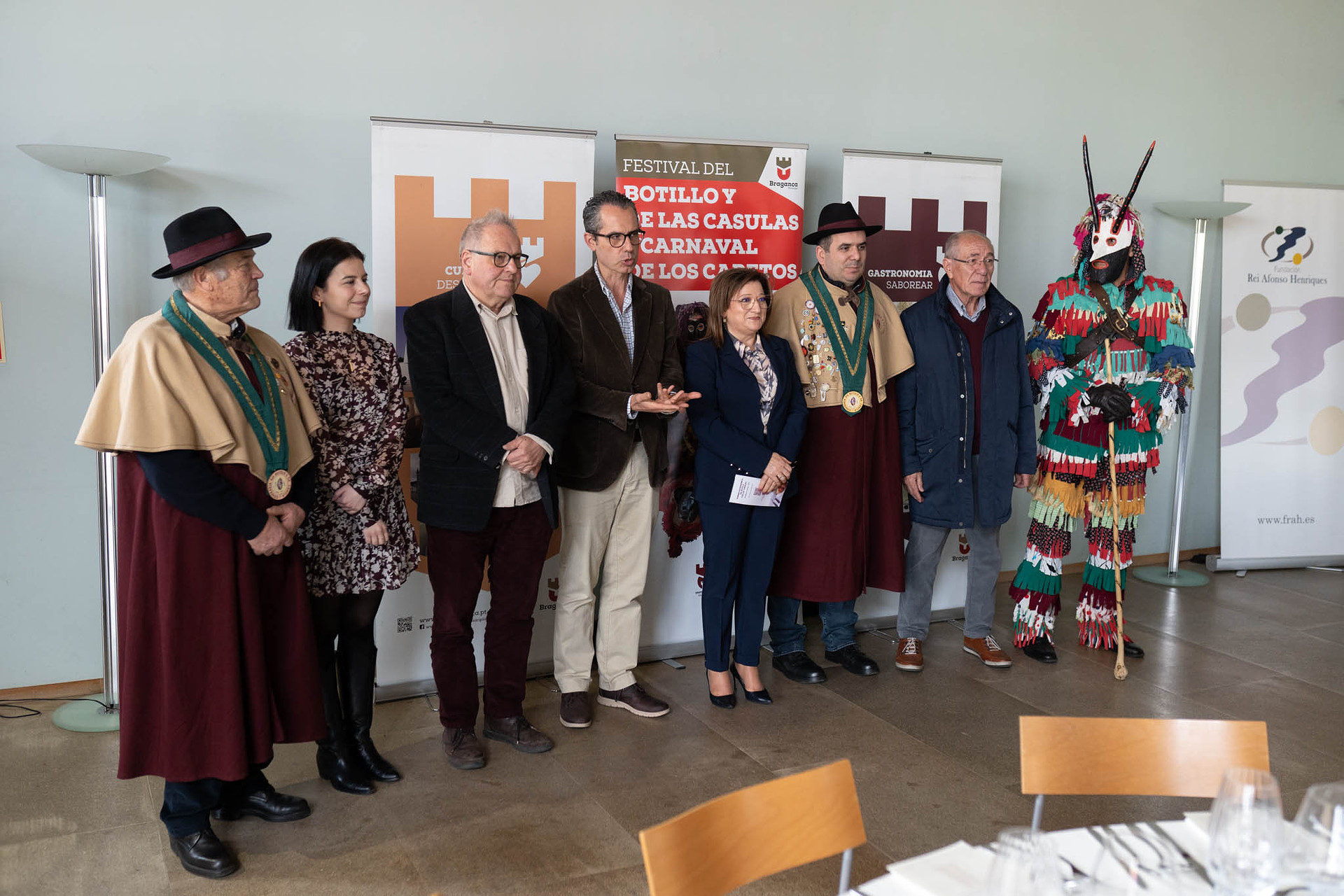 Bragança presenta en la FRAH una nueva edición del Festival del Botillo y las Casulas, y del Carnaval de los Caretos
