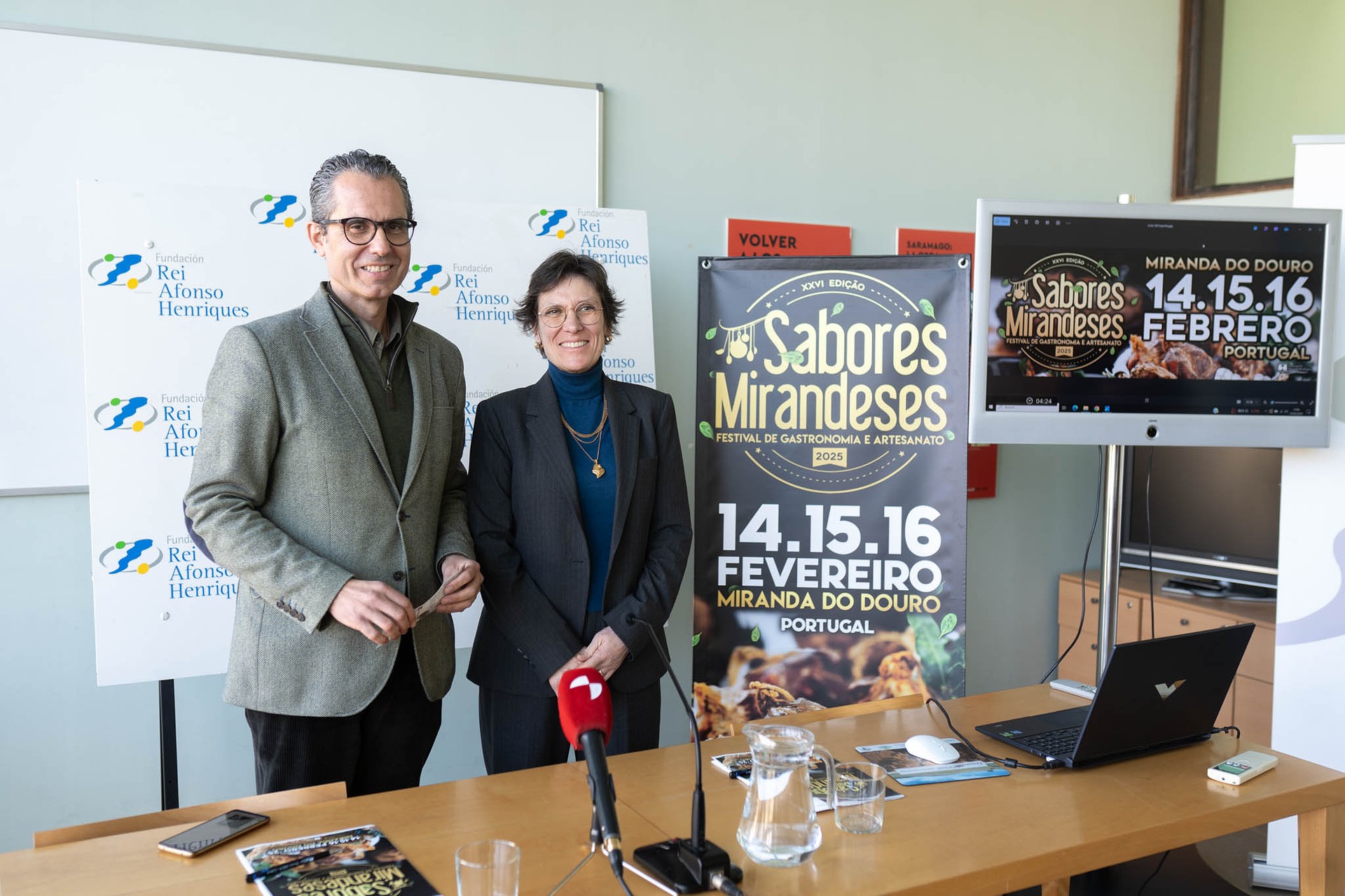 La Cámara Municipal de Miranda do Douro presenta, en la FRAH, el festival Sabores Mirandeses