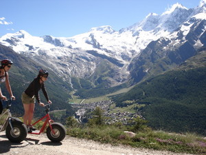 Descente en trottinette