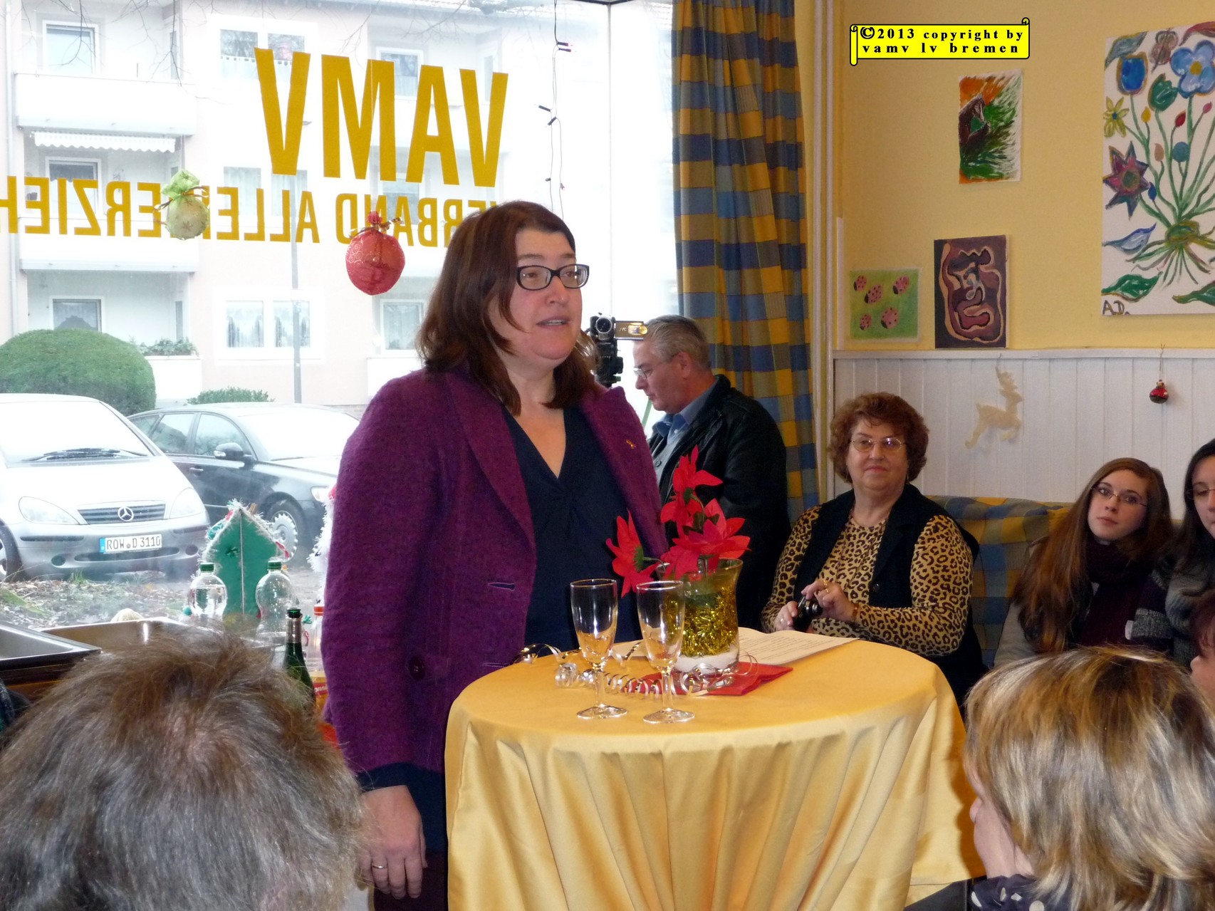 Feier für Gisela und jens e. Ansprache von Senatorin Frau Stahmann