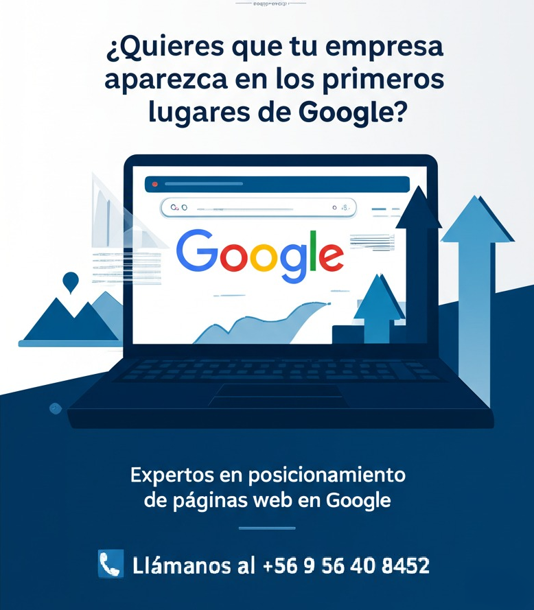 Haremos que salga tu empresa en la primera pagina de google y tendras mas clientes seguro. Garantizado!