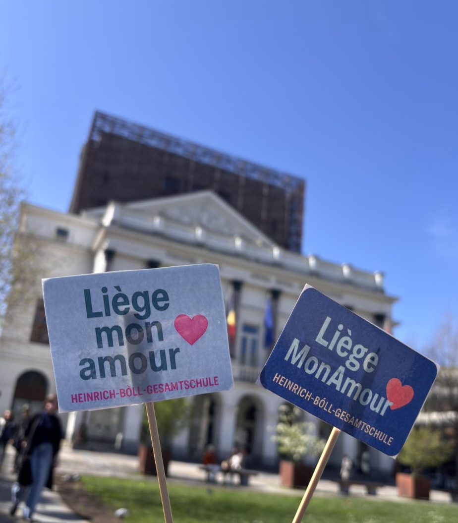 Liège avec les élèves de la 9ème