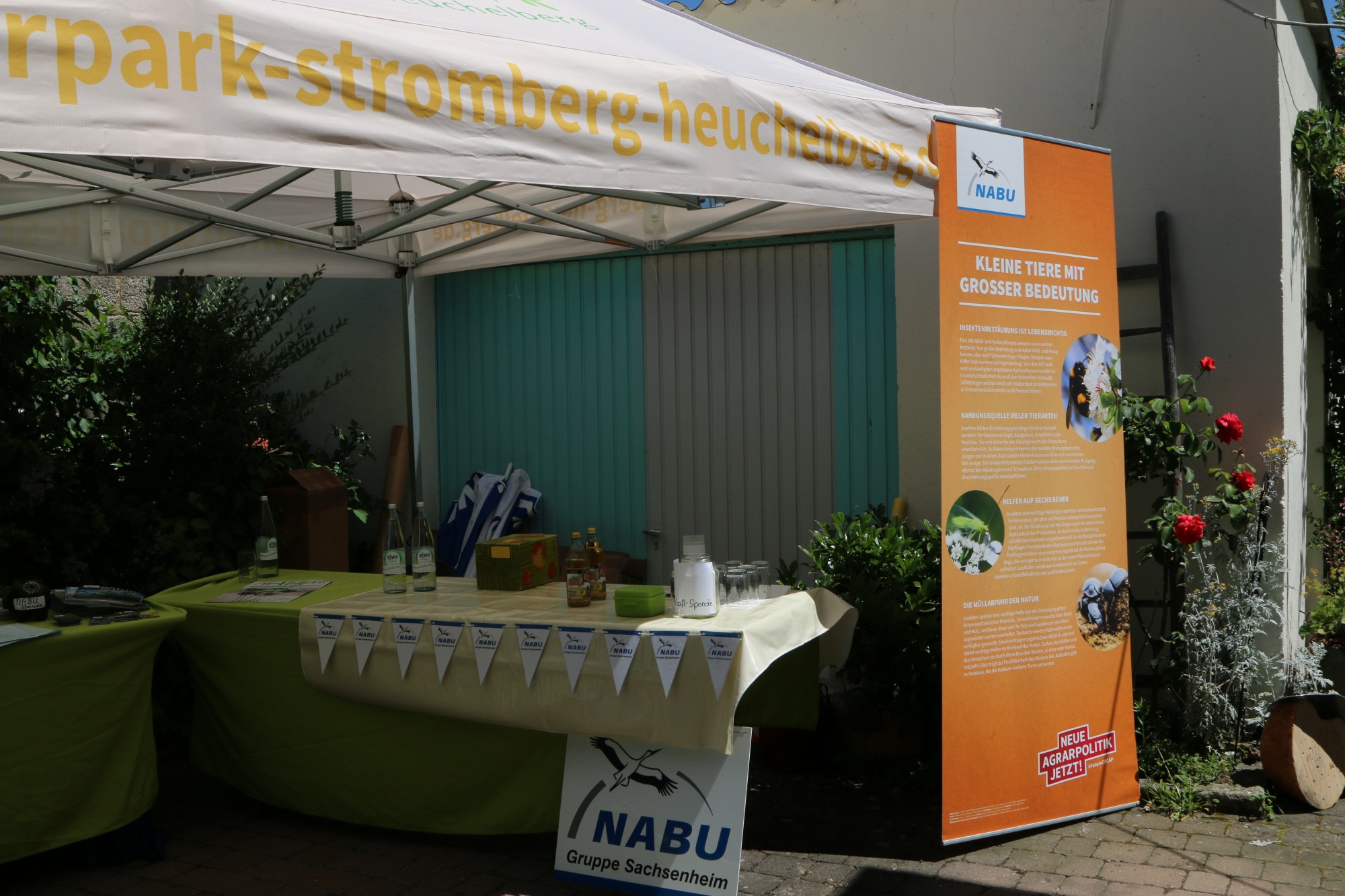 NABU-INfostand beim Kleinhöflefest