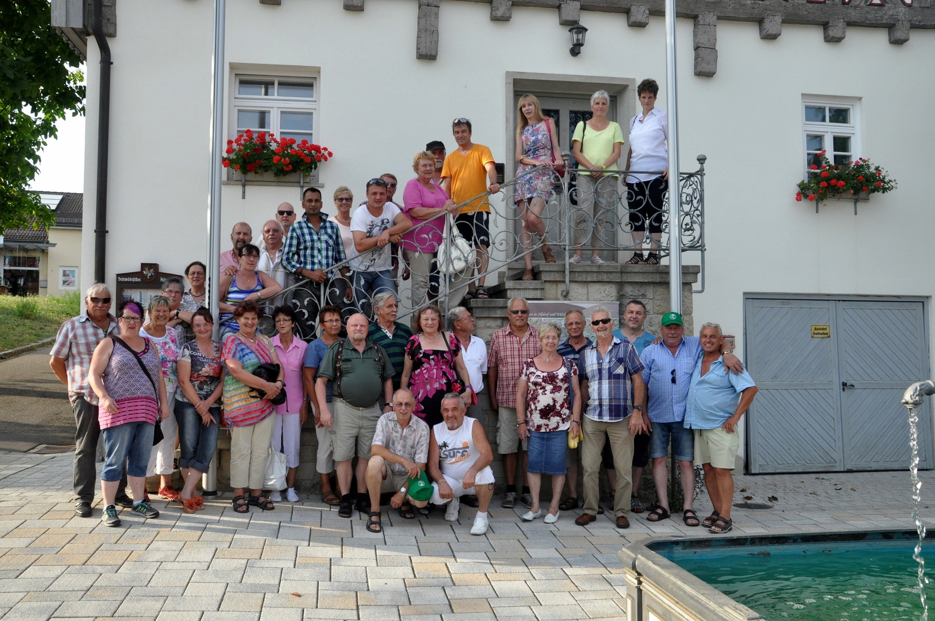 Abschluss der Lehrfahrt 2015 in Alfdorf