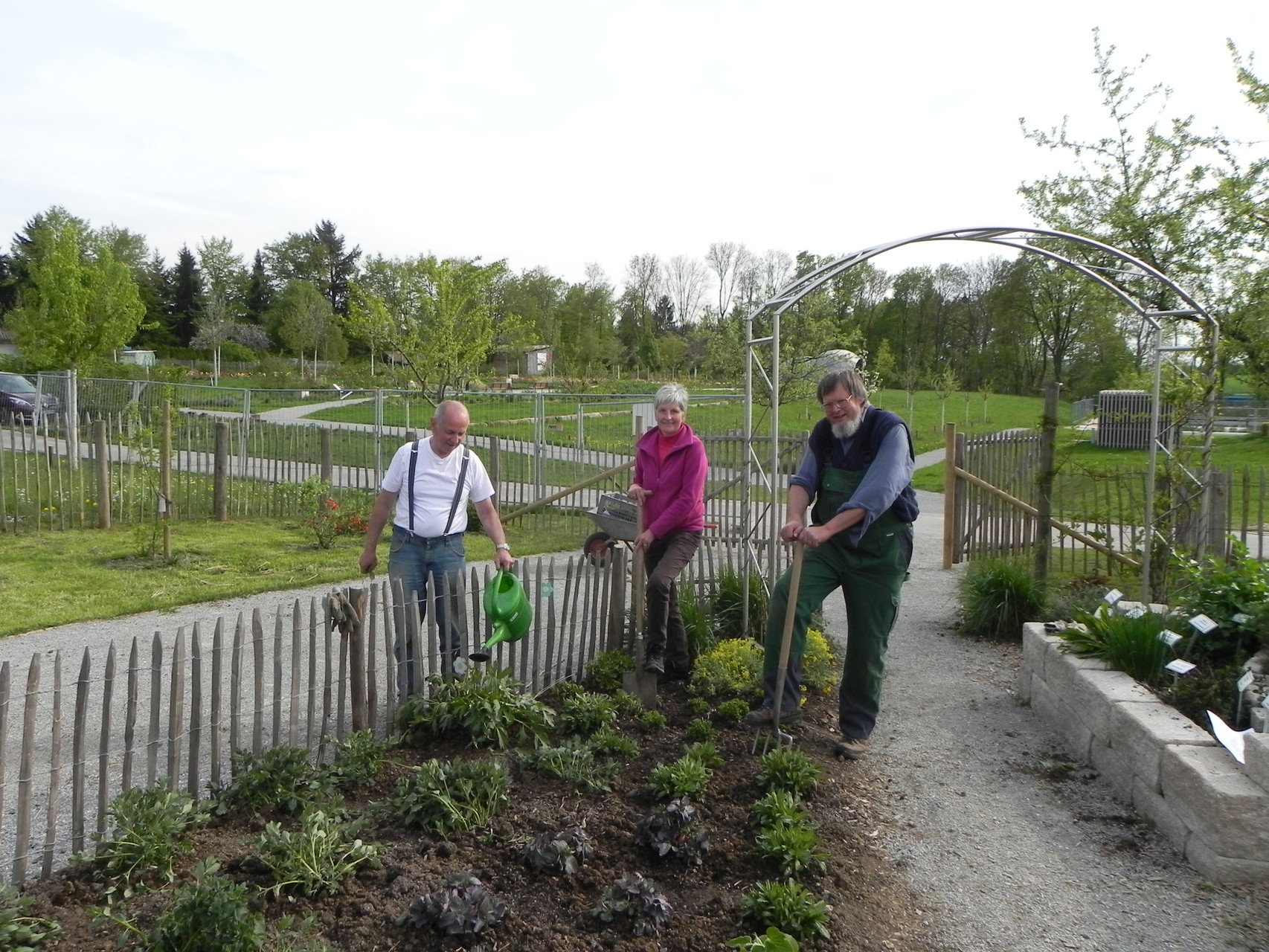 Der Garten wird für den Gmünder Sommer 2015 wieder auf Vordermann gebracht