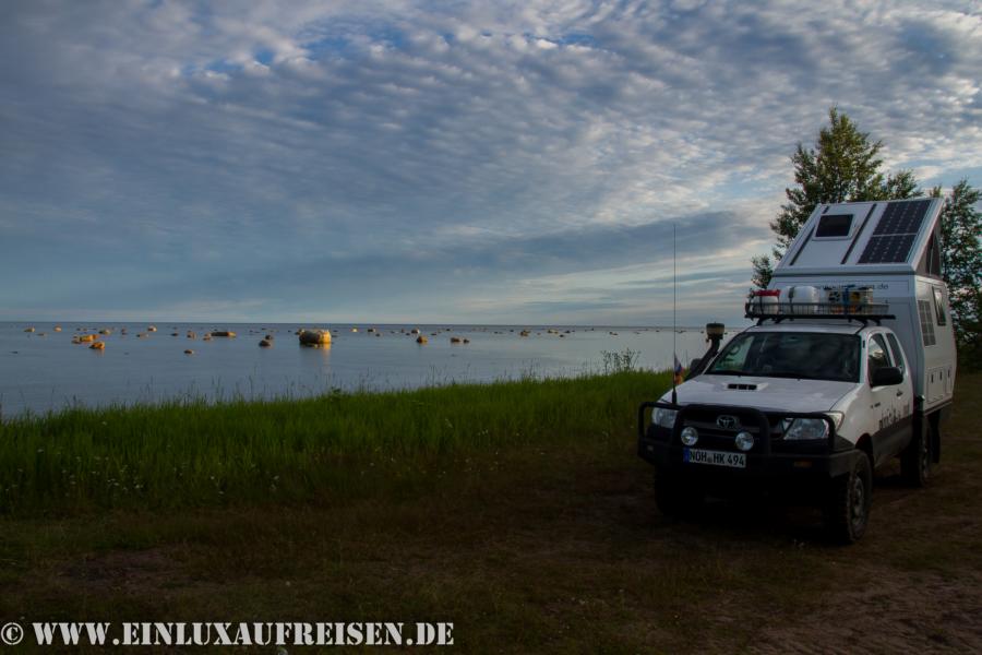 Stellplatz am Weißen Meer