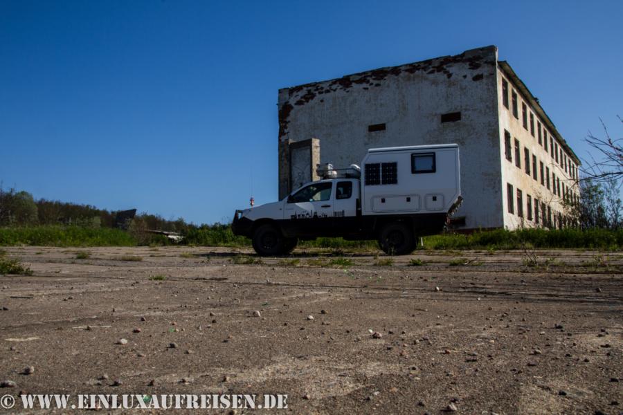 Verlassenes Militärgelände