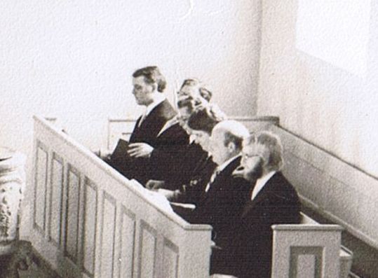 1977 v.l. Günther Zühlsdorf, Ernst Nolte, Elfriede Schrader, Rosemarie Frebold, Werner Ludewig, Walter Herwig