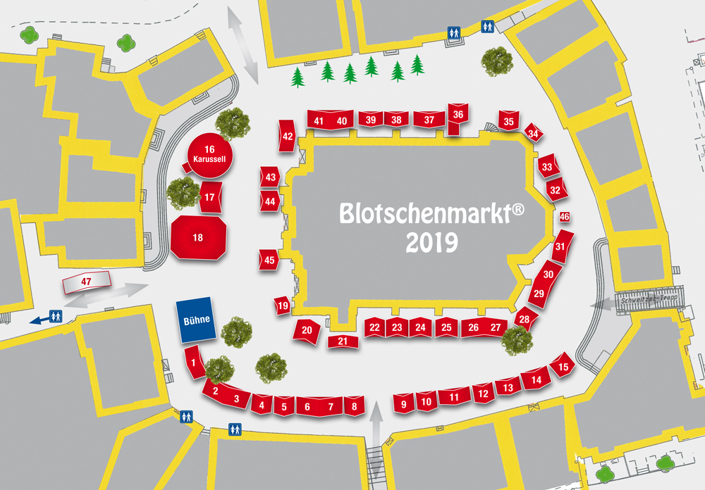 Standplan Blotschenmarkt 2019