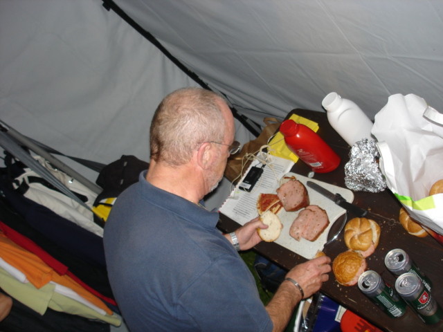 Der verdiente "Breand" nach der Arbeit