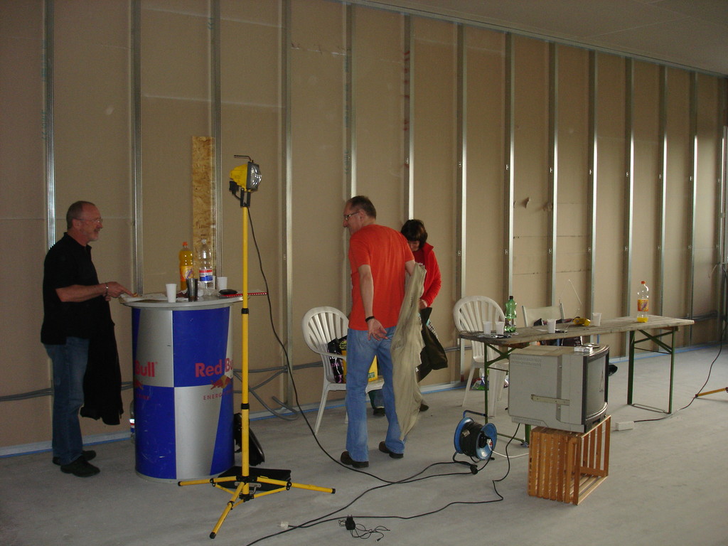 unser erster Proberaum! DANKE reinold amann!!!