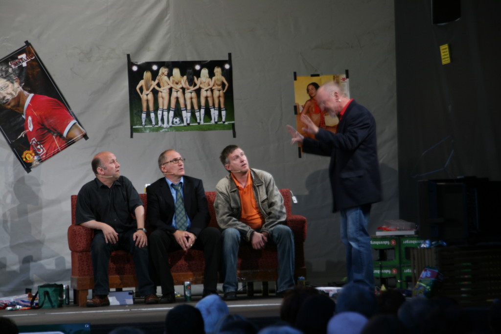 Der Männerhort in Aktion