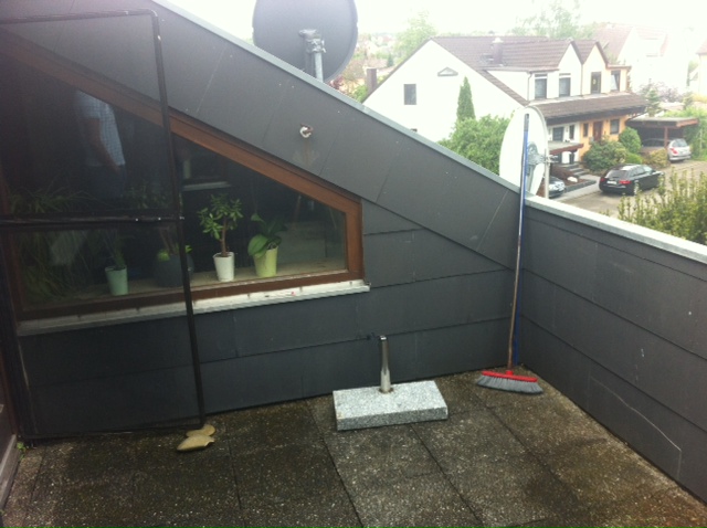 Dachterrasse vor Sanierung