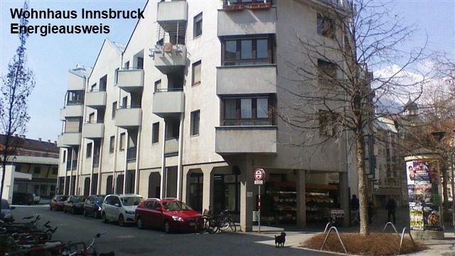 Energieausweis Wohnhaus, Innsbruck