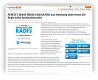 Previewscreen Pressenews bei OPEN PR - SPIELHALLENRADIO.DE, ein Projekt von PERFECT SENSE MEDIA CONSULTING