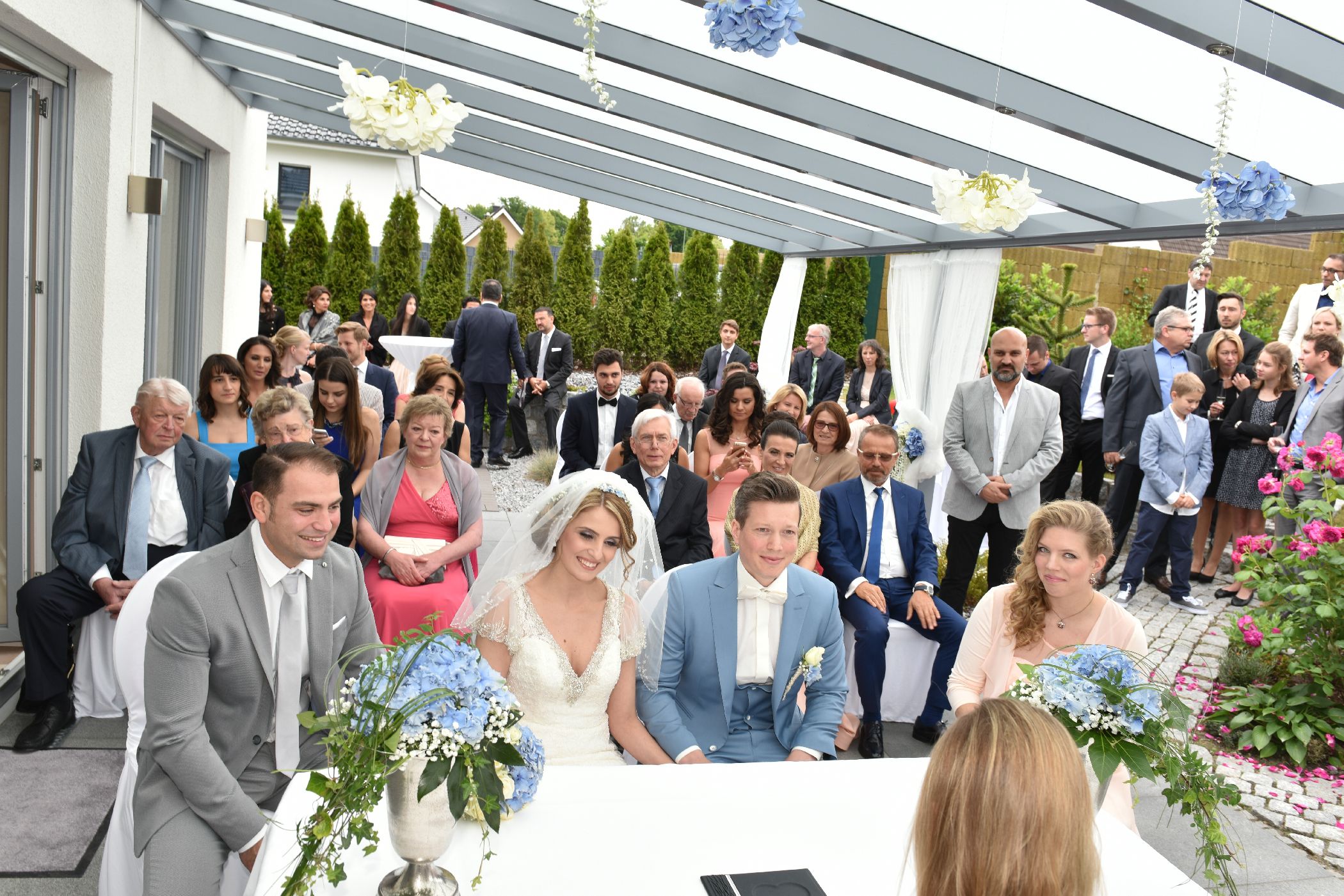 Hochzeit im eigenen Garten