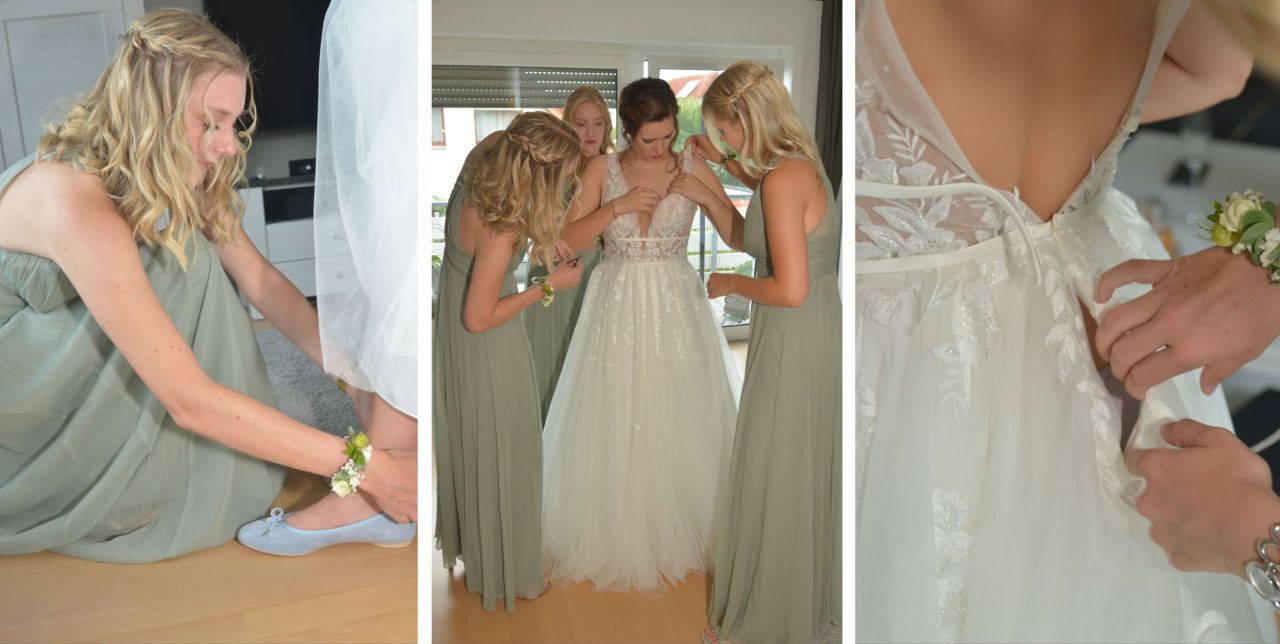 Getting Ready der Braut - Fotograf ür Hochzeit in Bad Rothenfelde - Hochzeitsfotograf Bielefeld
