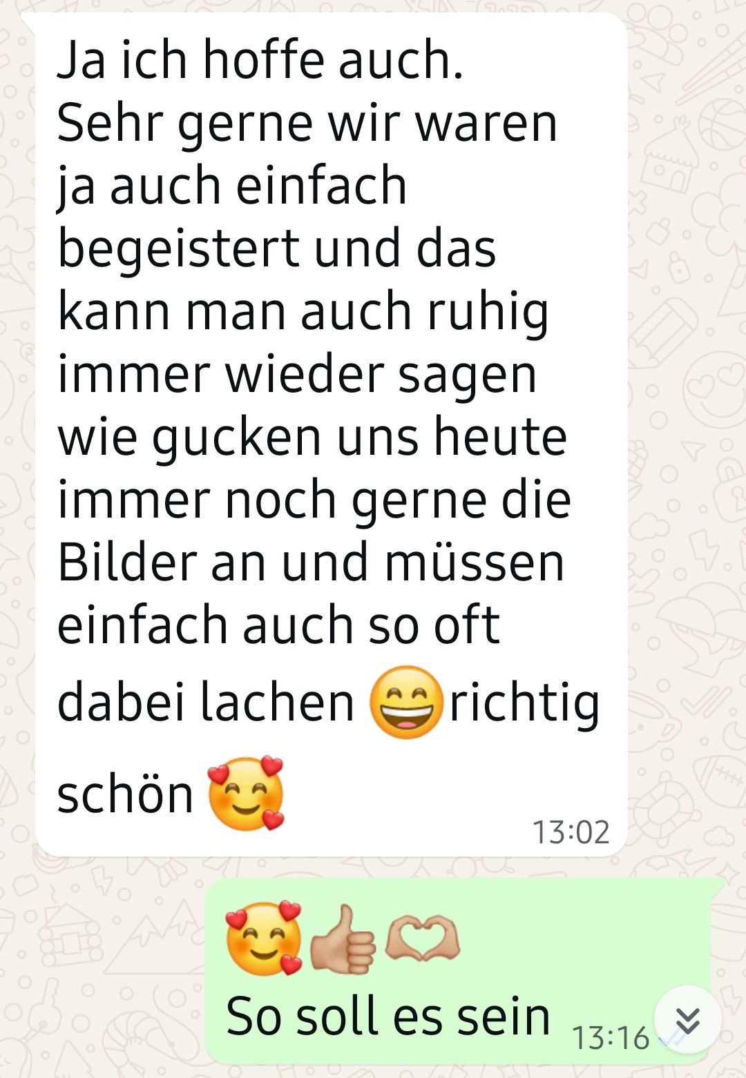 schöne Nachroicht von einem Brautpaar