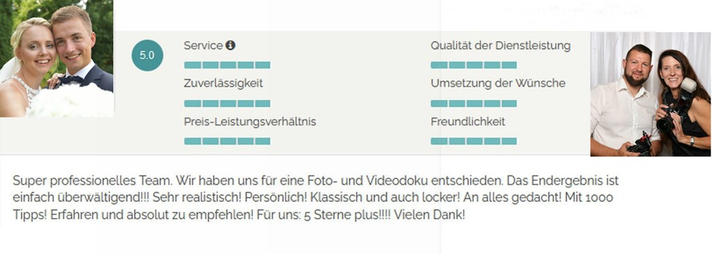 Liebe Worte meiner Brautpaare - Hochzeitsfotograf für Standesamt Bad Salzuflen