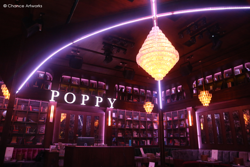 Party at Poppy Night Club in LA.